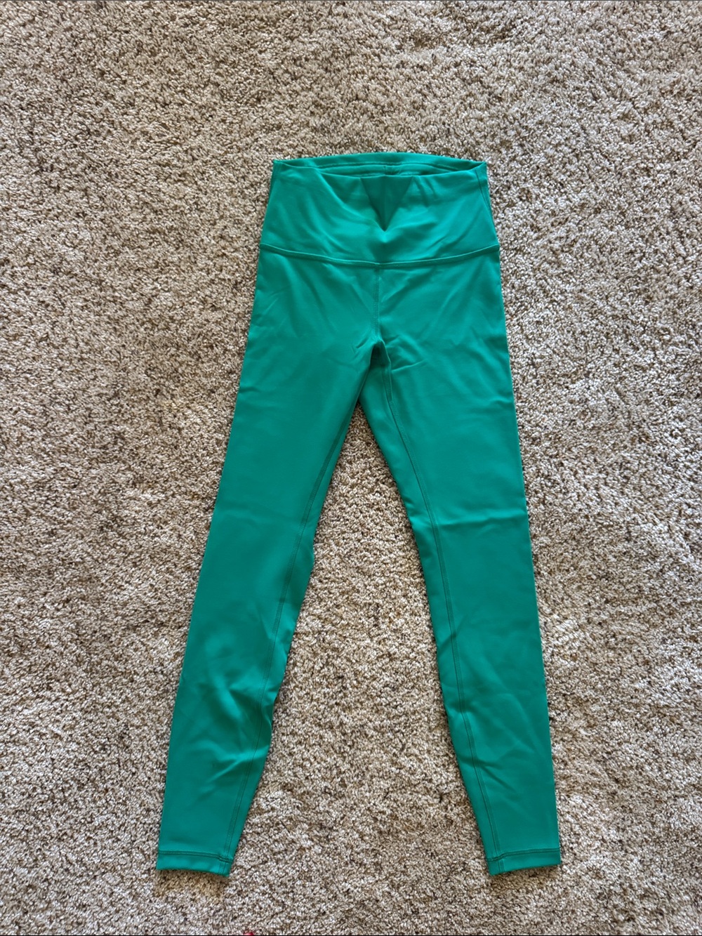 lululemon athletica High-Waisted wunder under Teal Green Leggings